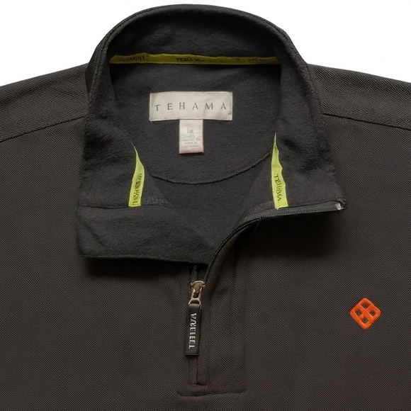 Tehama Men’s Medium Black Lined Zip Up Jacket. Three Zipper Pockets. #coatsmens - Picture 2 of 2